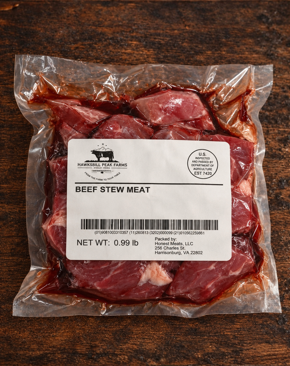 Stew Beef : By the Cut
